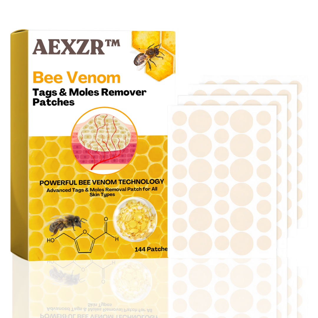 AEXZR™ Bee Venom Tags & Moles Remover Patches