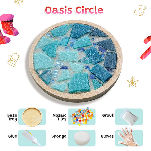 DIY Holiday Home Mosaic Craft Kit